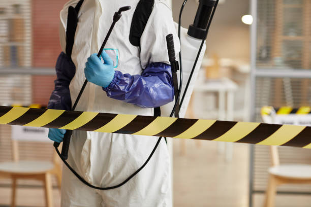 Professional Sewage Cleanup technician working in Madison, SD